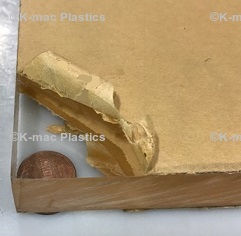 1.0 Inch thick cast acrylic sheets