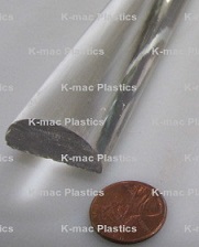 1.0 Acrylic Half Rod